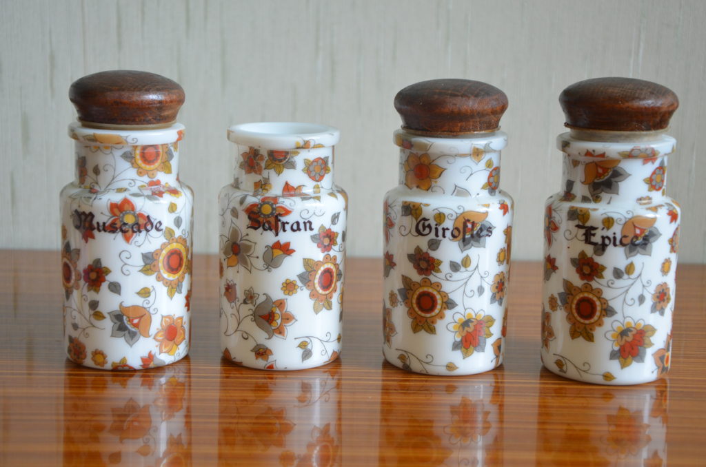 Lot de 4 pots à épices - Mes Années Vintage